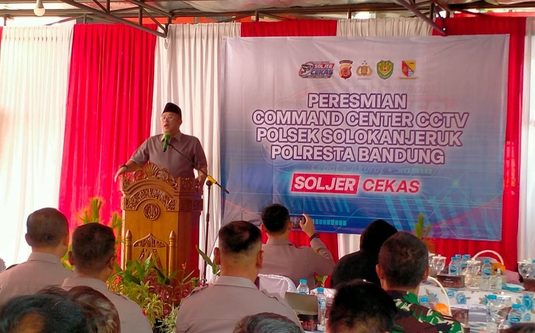 Wakil Ketua DPR RI Cucun Ahmad Syamsurijal Resmikan Command Center CCTV 