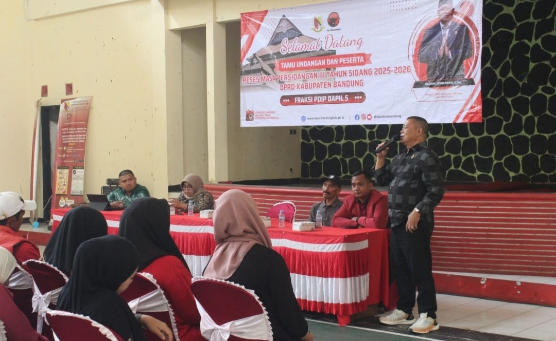 Reses DPRD Kabupaten Bandung, Dadang Hermawan Serap Aspirasi Masyarakat Dapil 5