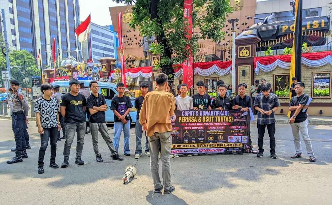 Geruduk Mabes Polri dan Kejagung RI KMN Desak Pencopotan Serta Pemecatan Kapolres Kolaka, Dandim Kolaka, dan Mantan Danlanal Kendari