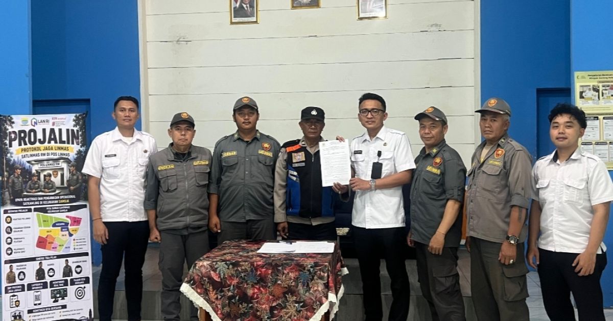 Projalin, Inovasi Digital Kelurahan Samoja Perkuat Keamanan Lingkungan Berbasis Data