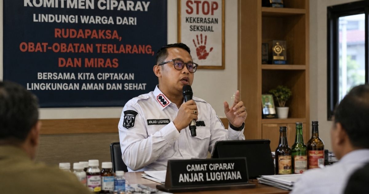 Usai Kasus Dugaan Rudapaksa Terungkap, Camat Ciparay Minta Peredaran Miras dan Obat Terlarang Ditindak Tegas