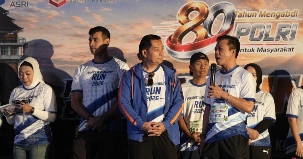 Ribuan Pelari Semarakkan Polresta Bandung Run, Dorong UMKM dan Promosikan Wisata Kabupaten Bandung
