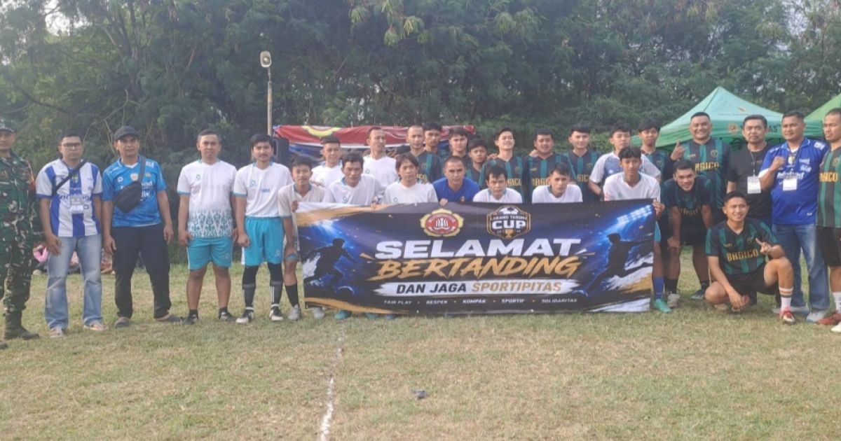 Usung Tema Sauyunan Turnamen Sepak Bola Karang Taruna Lembayung Sari 9 Resmi Dibuka, Pererat Kebersamaan Warga Bojong Citepus