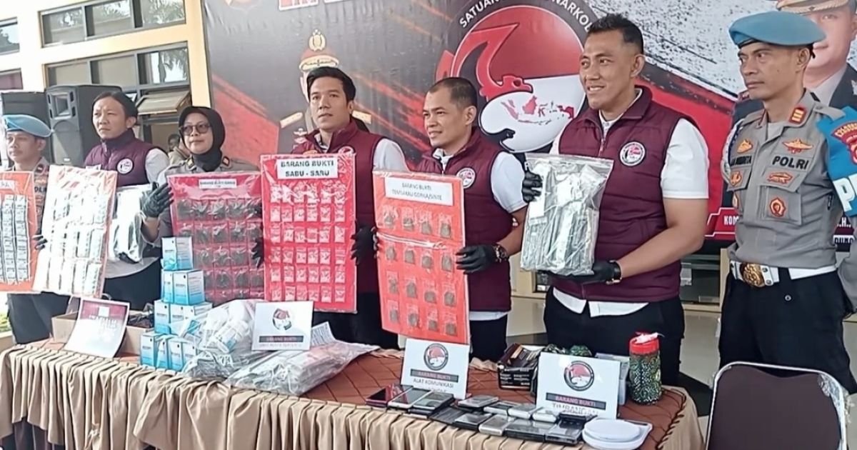 Polresta Bandung Ringkus 119 Pengedar Narkoba, Tujuh Pelaku Residivis dan Modus Baru Sabu Berlapis Semen Terungkap