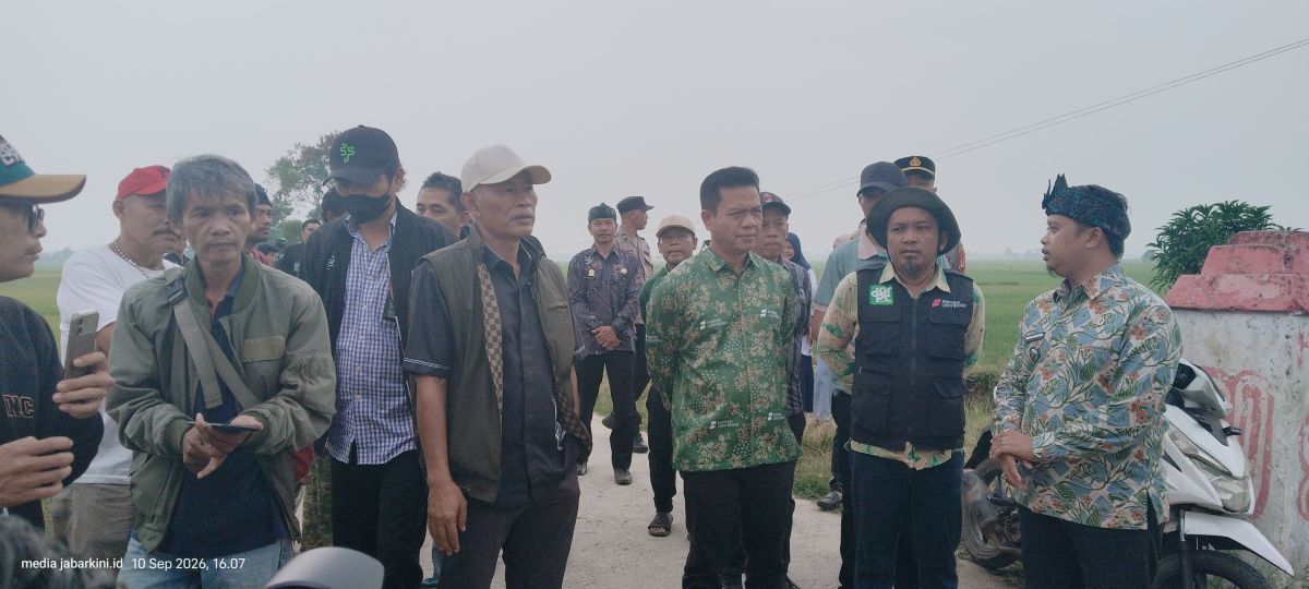 Bupati Bandung Tinjau Lokasi Pentahelix di Ciheulang, Penanganan Banjir Didorong Lewat Gotong Royong