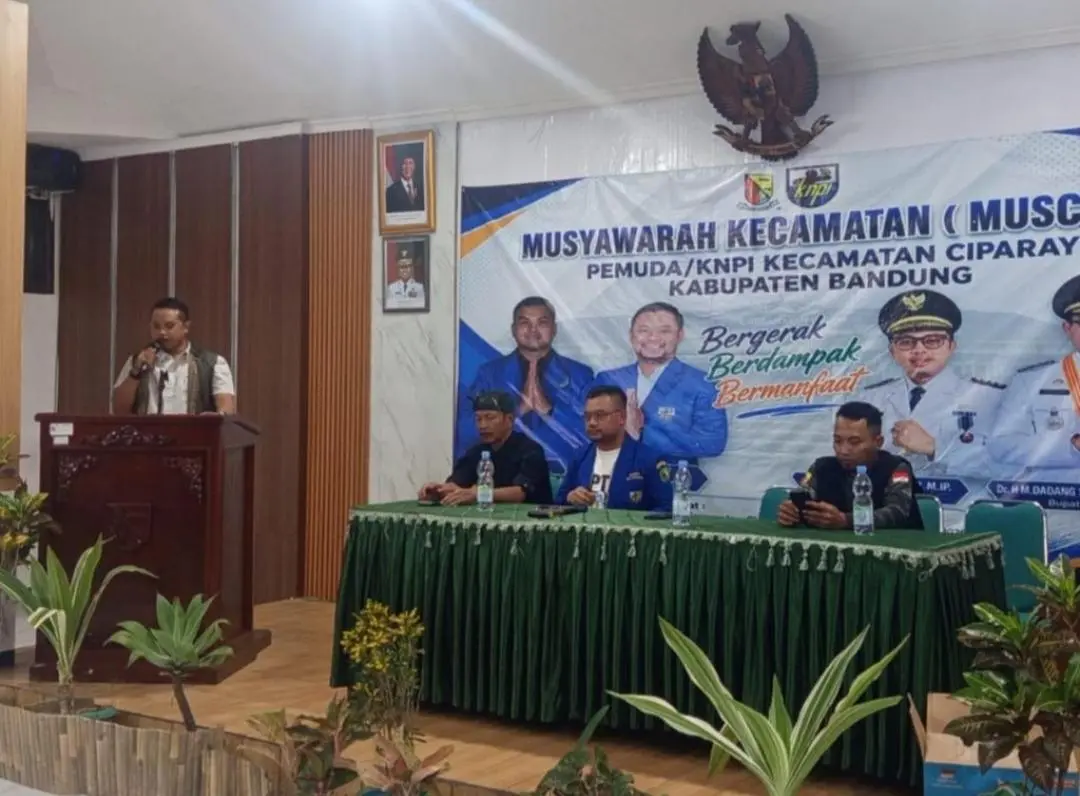 Camat Ciparay Dorong KNPI Jadi Motor Penggerak Pembangunan, Pemuda Diminta Berinovasi Atasi Persoalan Sampah