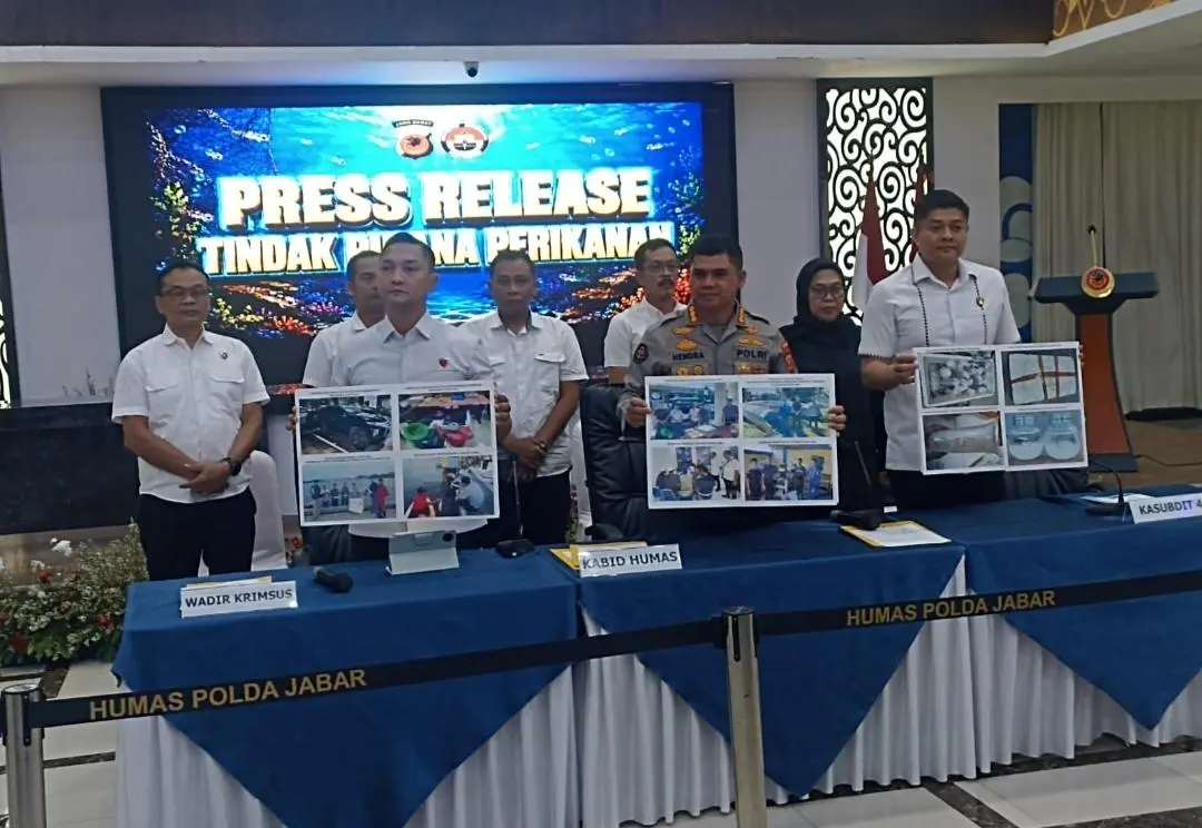 Polda Jabar Ungkap Perdagangan Benih Lobster Ilegal di Pangandaran, Empat Tersangka Ditangkap