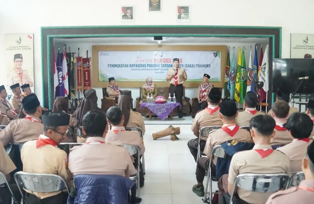 Kwarcab Pramuka Kabupaten Bandung Gelar Kursus Pamong Saka, Perkuat Kompetensi Pembina