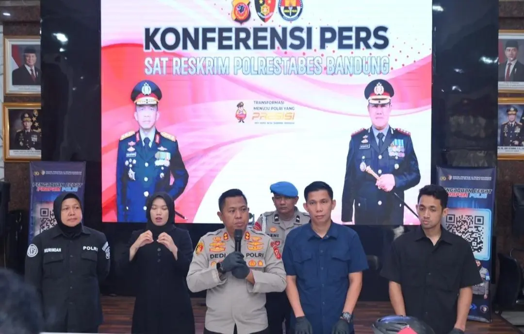 Polrestabes Bandung Ungkap Kasus Pemerkosaan dan Curas, RP Ditangkap