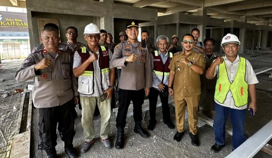 Camat Ciparay Minta Proyek Revitalisasi Pasar Tetap Sesuai Standar Teknis