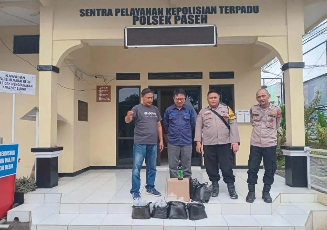 Polsek Paseh Gelar Operasi Pekat Antisipasi Euforia Pertandingan Persib Bandung vs Persijap