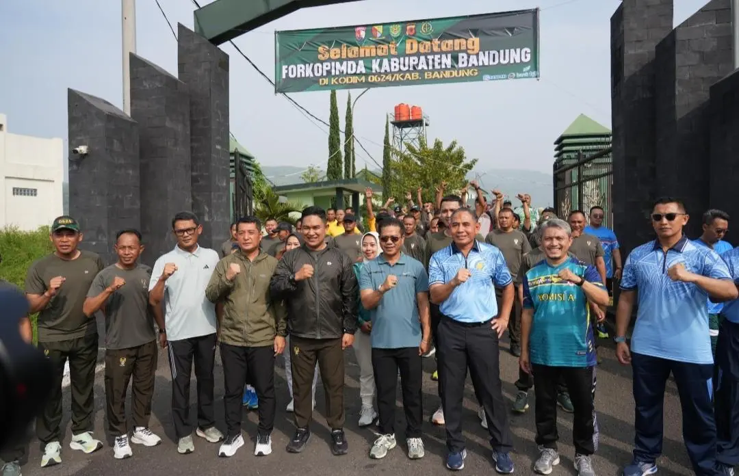 Pemkab Bandung dan Forkopimda Bangun Soliditas Melalui Olahraga Bersama