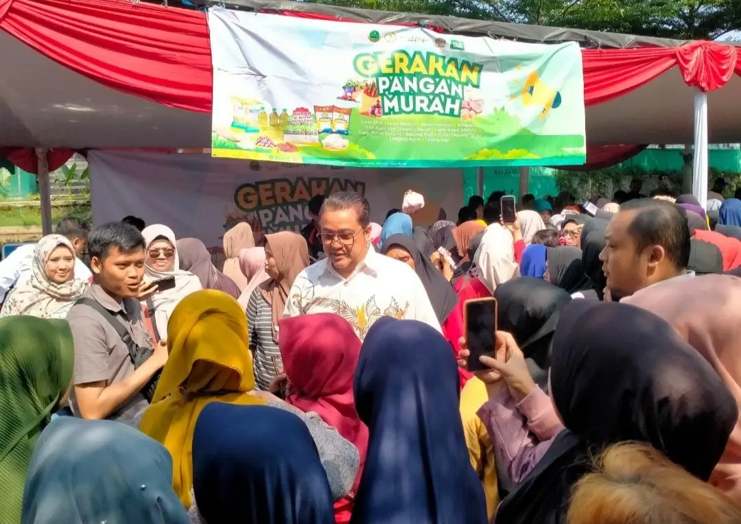 Wakil Ketua Komisi II DPR RI Dede Yusuf Turun Gelar Pangan Murah bagi Masyarakat