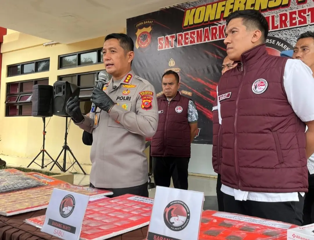 Polresta Bandung Tegaskan Komitmen Berantas Narkoba, 27 Kasus Berhasil Diungkap
