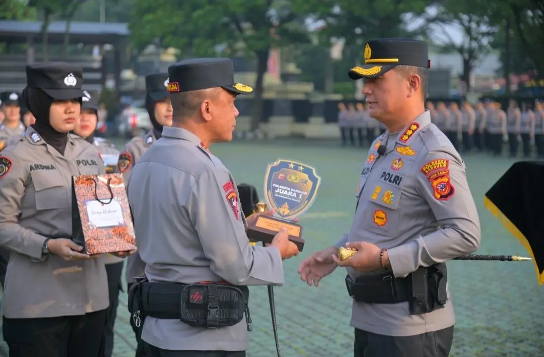Kapolda Jabar Apresiasi Posko Ops Ketupat Lodaya 2026, Polresta Bandung Raih Juara Umum