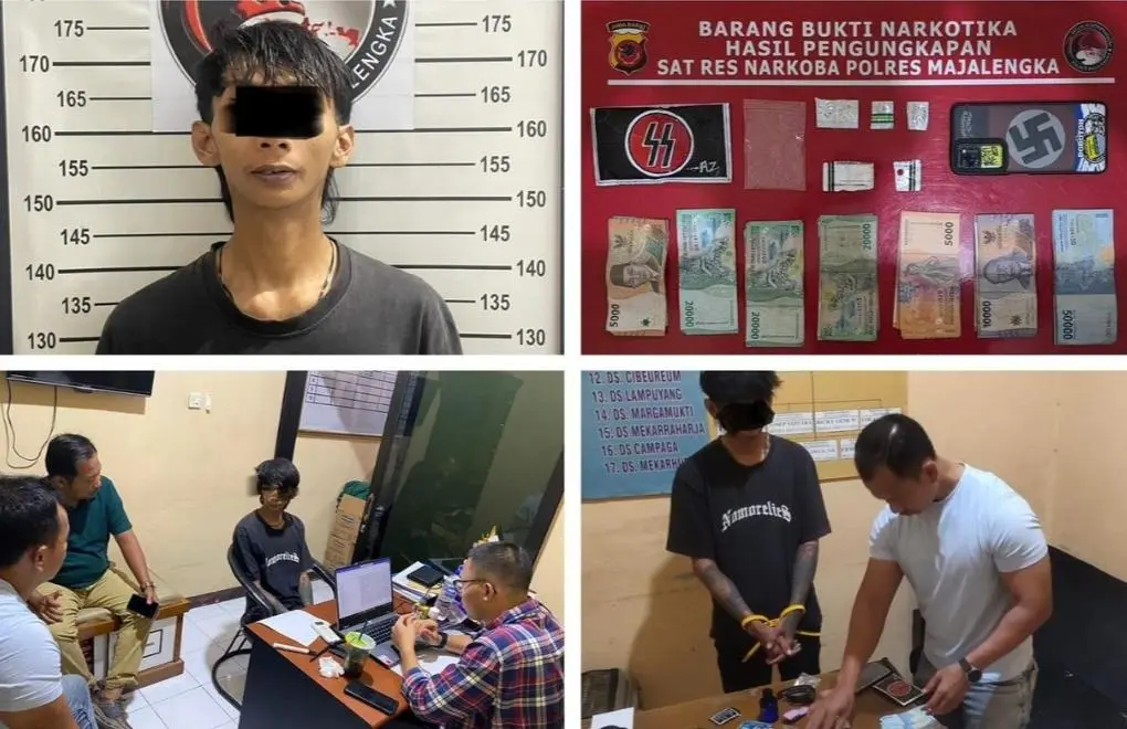 Satres Narkoba Polres Majalengka Gagalkan Peredaran Obat Keras Ilegal, Satu Pria Diamankan