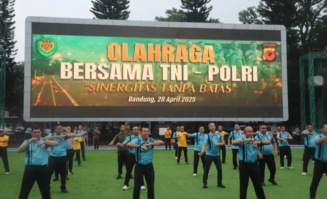 Peringati Hari K3 Sedunia, Polres Pangandaran Bersama TNI dan Pemda Gelar Olahraga Bersama Perkuat Sinergitas