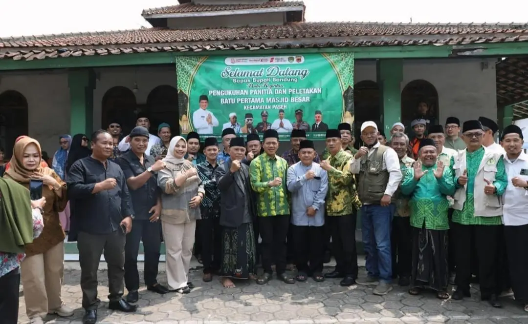 KDS Wujudkan Harapan Warga, Masjid Besar Paseh Mulai Dibangun