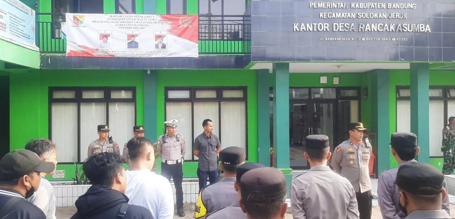 Polresta Bandung Siagakan 67 Personel Amankan PAW Kades Rancakasumba