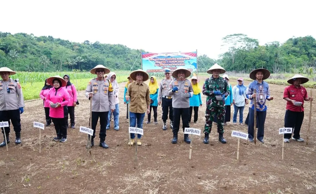 Sinergi Tiga Pilar Pembiayaan, Polda Jawa Barat Dorong Ketahanan Pangan Lewat Penanaman Jagung