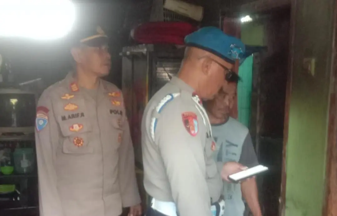 Kebakaran Rumah di Majalaya, Polisi Gerak Cepat Lakukan Penanganan
