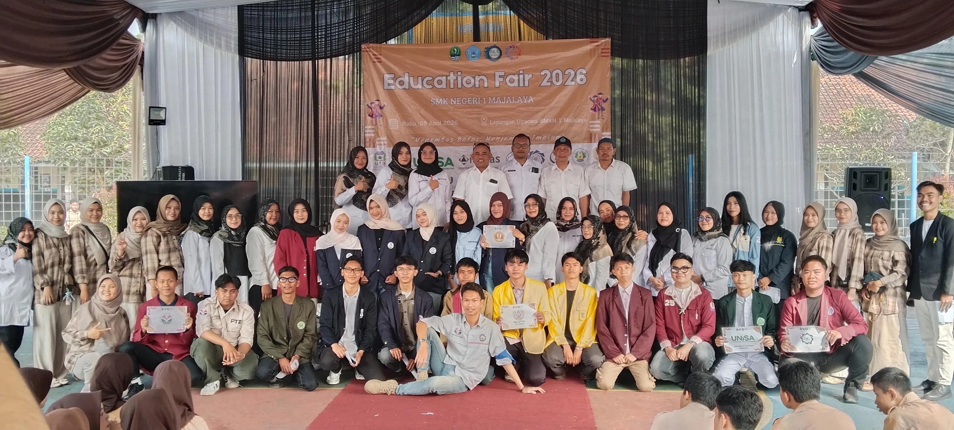 Education Fair SMKN 1 Majalaya 2026: Jembatani Siswa ke Kampus, Perkuat Link and Match Dunia Pendidikan dan Industri