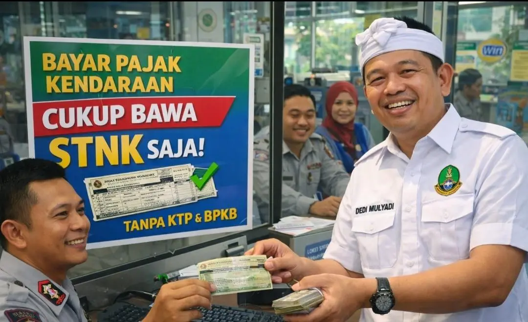Pendapatan Pajak Melesat, Dedi Mulyadi Permudah Layanan Samsat: Bayar Cukup Bawa STNK
