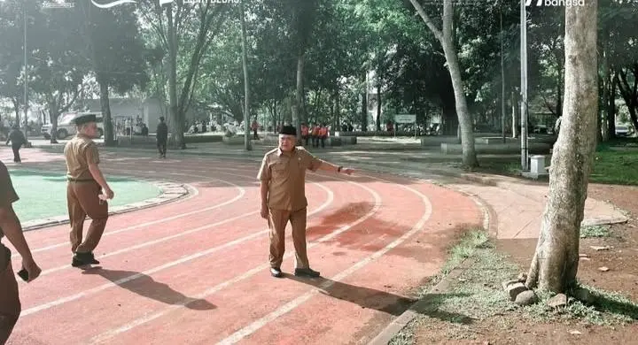 Usai Apel Bersama, Kadisperkimtan Enjang Wahyudin Tinjau Kawasan Upakarti Soreang