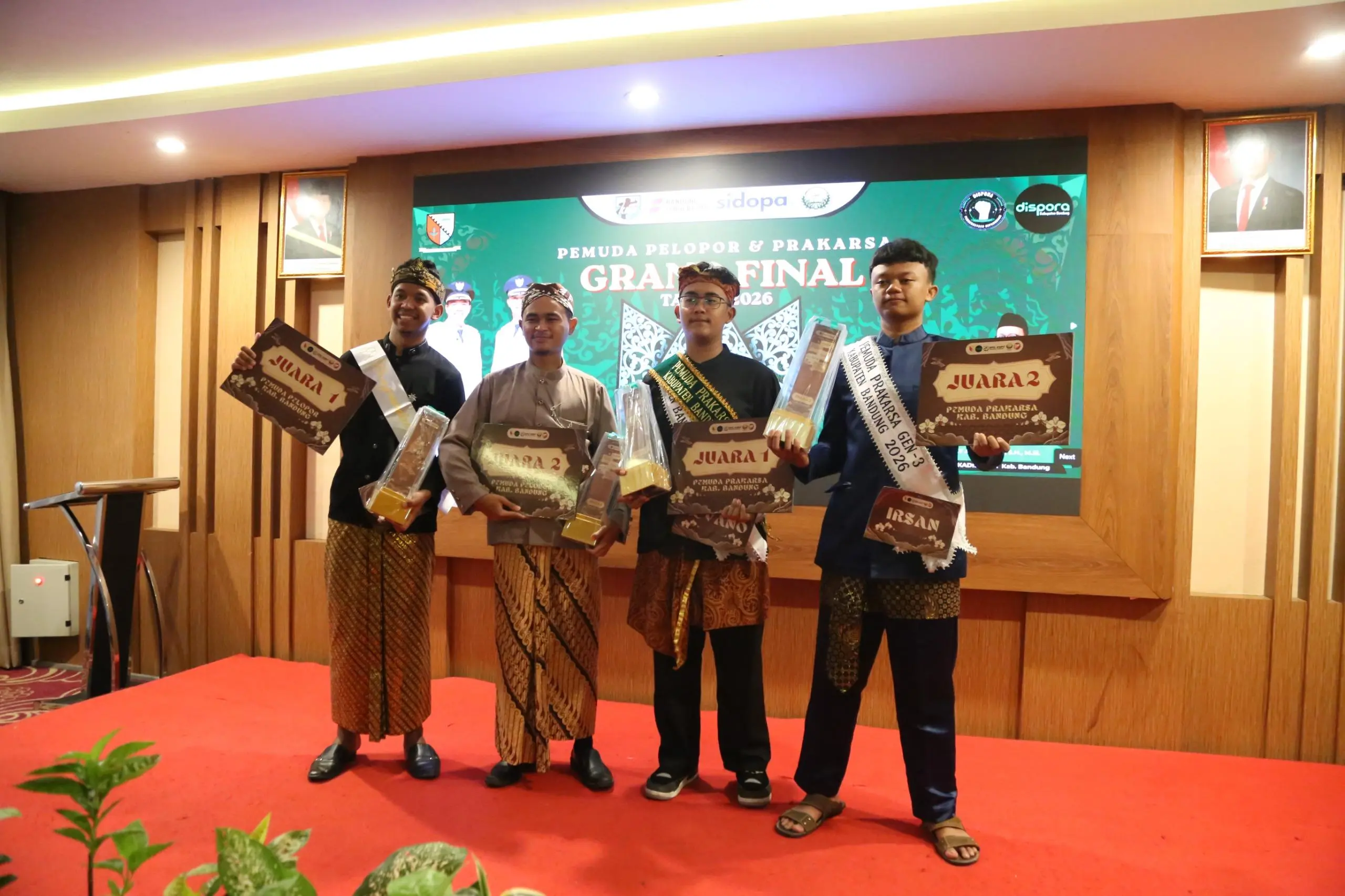 Dispora Rilis Nama-nama Juara Grand Final Pemuda Pelopor dan Pemuda Prakarsa Kabupaten Bandung Tahun 2026