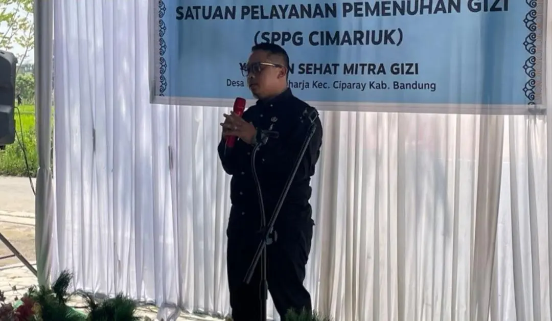 Peresmian SPPG Cimariuk di Ciparay: Uji Nyata Program Makan Bergizi Gratis, Forkopimcam Tekankan Disiplin SOP dan Konsistensi