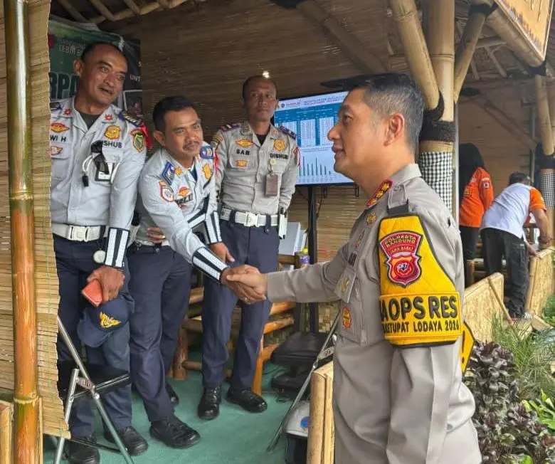 Kapolresta Bandung Apresiasi Kinerja Lintas Sektoral dalam Ops Ketupat Lodaya 2026 di Nagreg