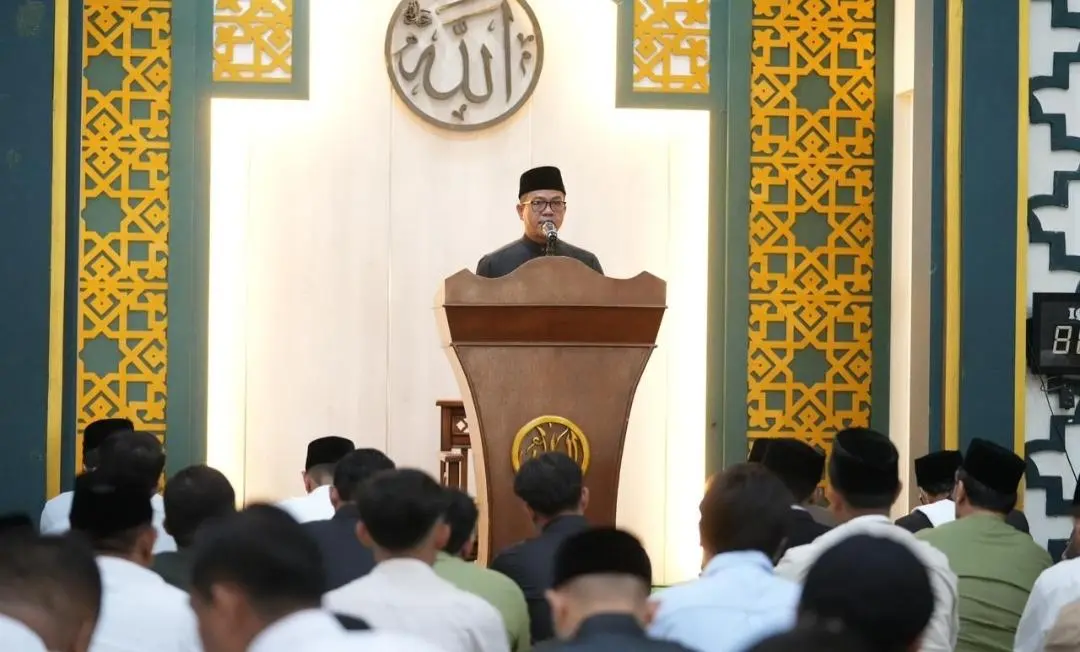 Shalat Id di Al Fathu, Kang DS Soroti Capaian dan Prioritas Pembangunan