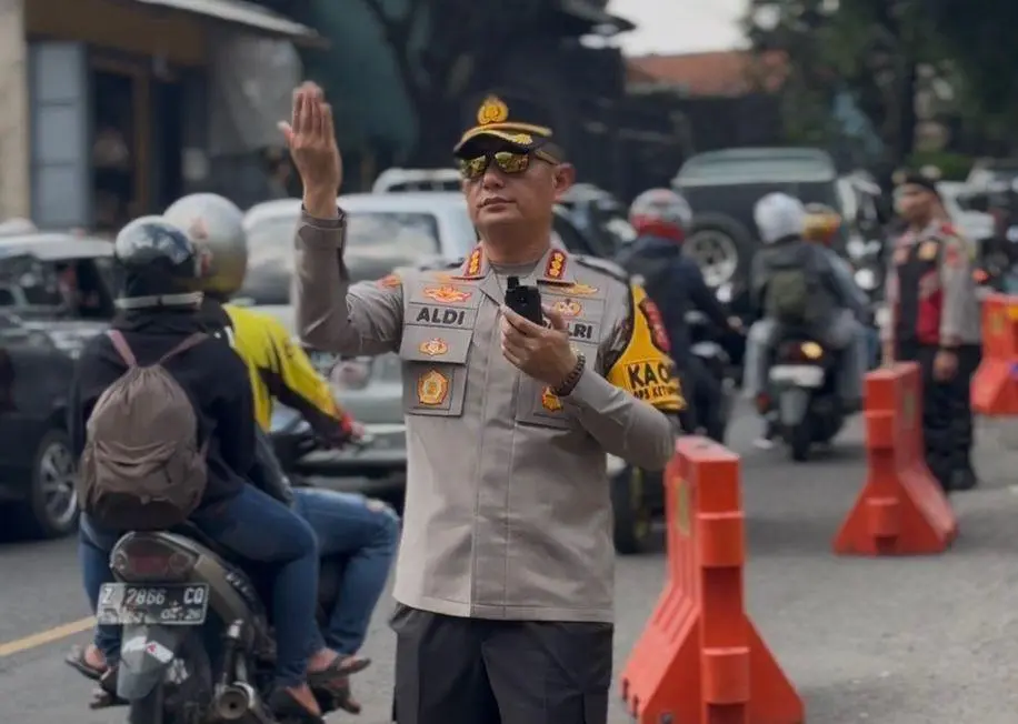 Strategi Polresta Bandung Efektif Urai Kepadatan Jalur Mudik Nagreg di H-2 Lebaran