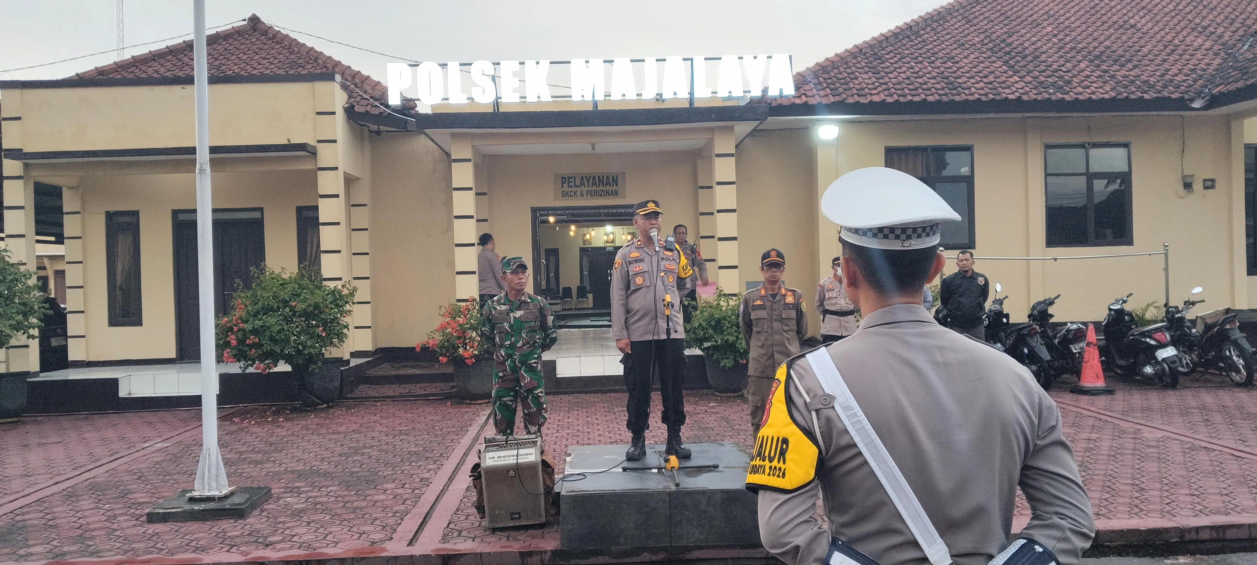 Forkopimcam Majalaya Siagakan Personel, Pengamanan Malam Takbiran Idul Fitri 1447 H Diperketat