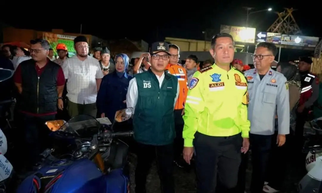 Ketua DPRD Kabupaten Bandung Apresiasi Pos Terpadu “Lembur Kaheman” Nagreg, Standar Baru Pelayanan Mudik Humanis