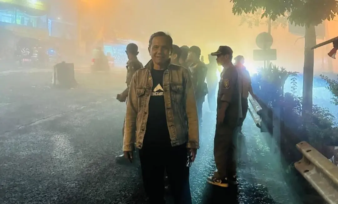 Turun Langsung di Tengah Kabut, Camat Ibun Pastikan Mudik di Cukang Monteng Aman dan Nyaman