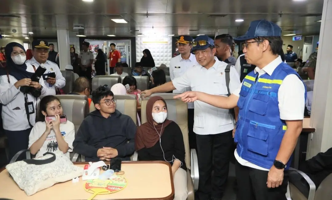 Mendagri Tito Tinjau Kesiapan Arus Mudik Lebaran 2026 di Pelabuhan Merak
