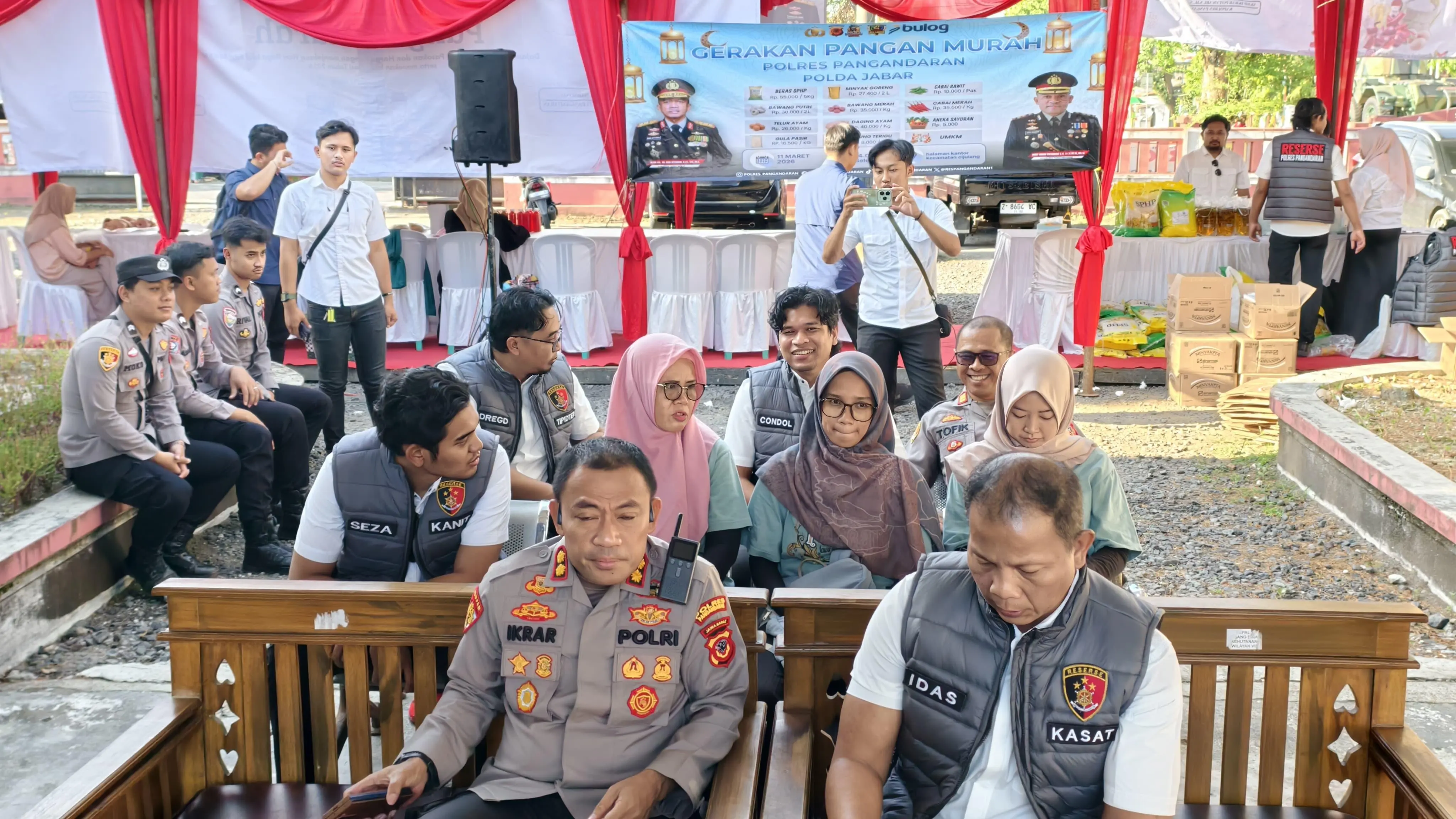 Polres Pangandaran Gelar Gerakan Pangan Murah Selama Ramadhan, Warga Antusias Serbu Bahan Pokok