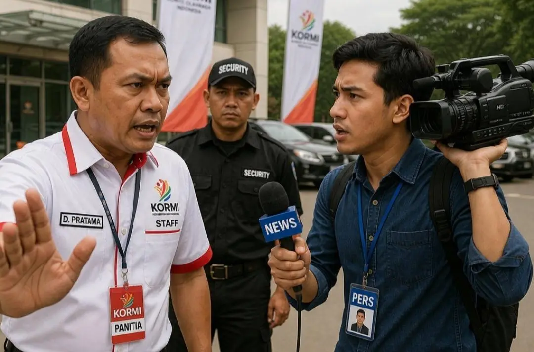 Oknum Staf KORMI Kabupaten Bandung Diduga Lecehkan Wartawan, Sebut ID Card Dewan Pers Bisa Dibuat Sendiri”