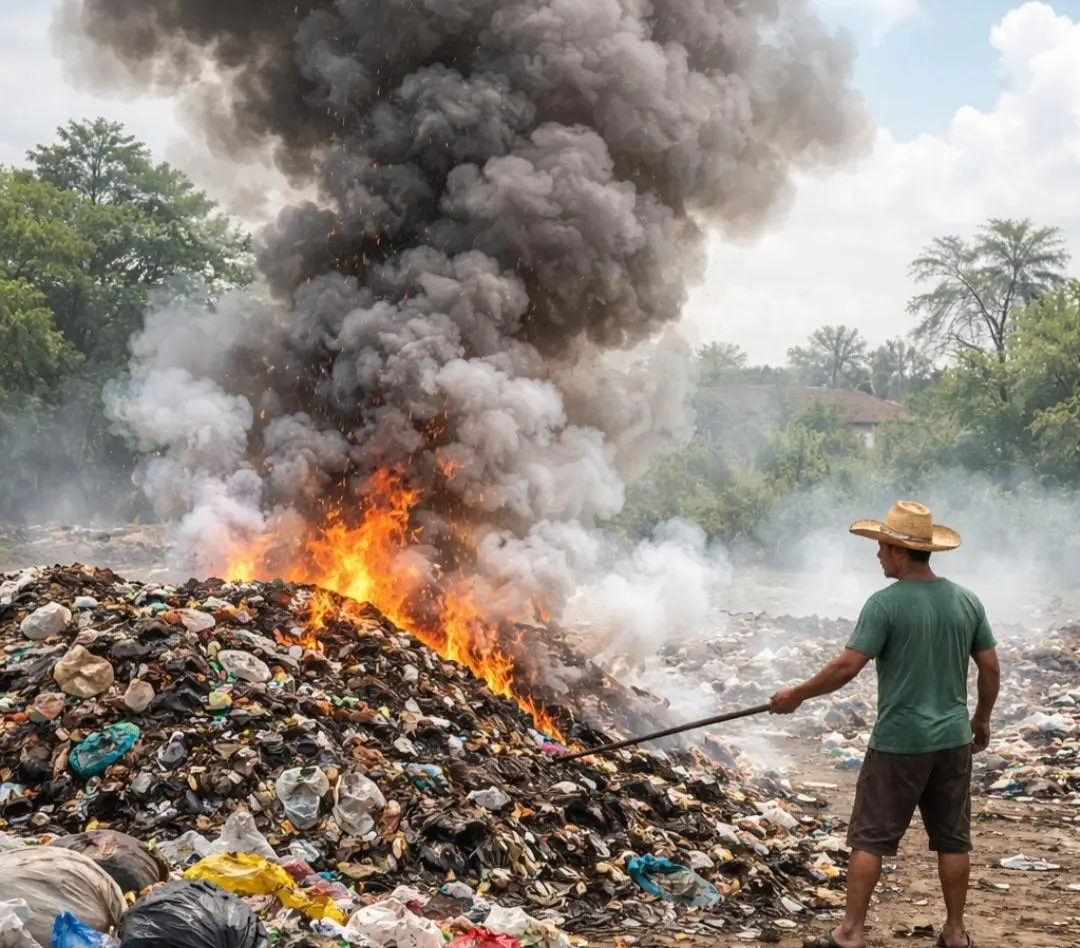 Asap Pembakaran Sampah Resahkan Warga Pasir Madur Endah, Camat Ciparay Turunkan Tim dan Siapkan Langkah Penanganan