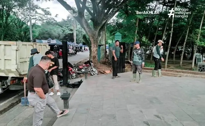 Disperkimtan Benahi Lapang Upakarti dan RTH Blumbak, Enjang: Wujudkan Ruang Publik Nyaman dan Tertata