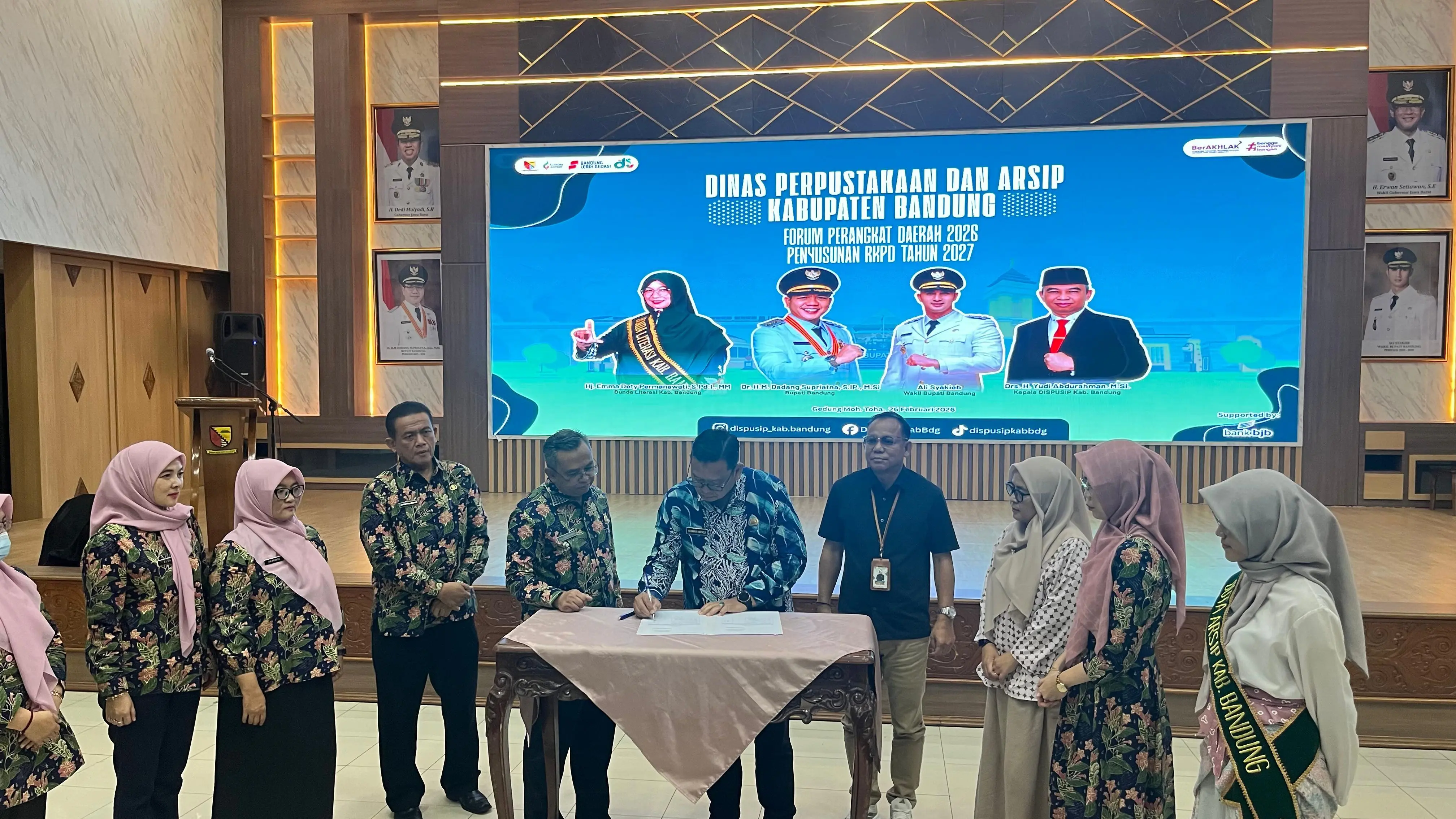 Dispusip Kabupaten Bandung Gelar Forum Perangkat Daerah Bahas RKPD 2027