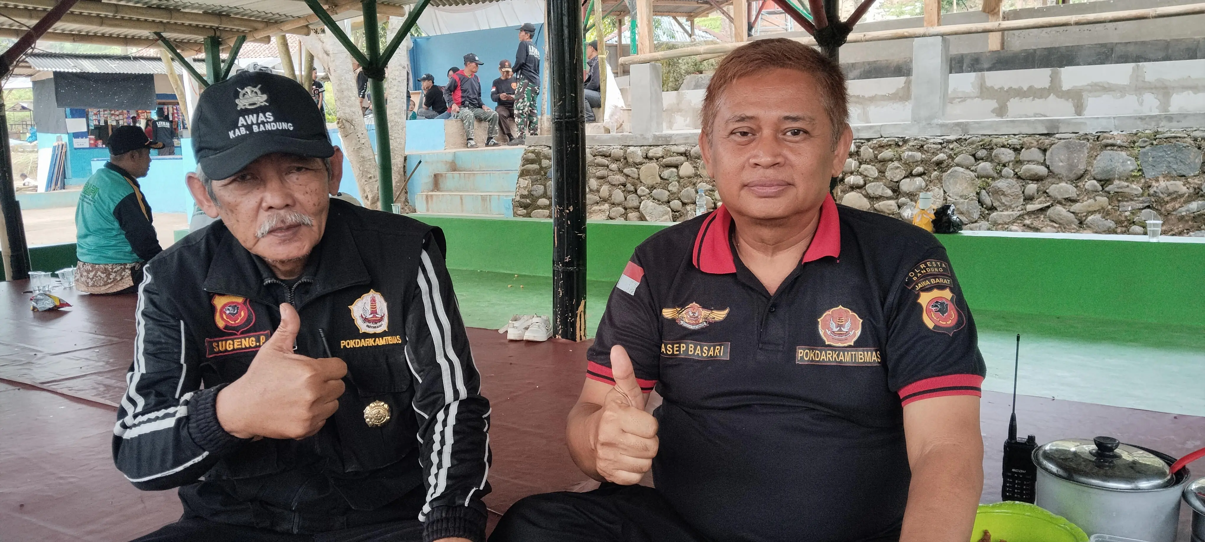 Ketua Pokdar Kamtibmas Polresta Bandung Hadiri Silaturahmi RAPI Lokal 4 Majalaya di Desa Wisata Wangisagara