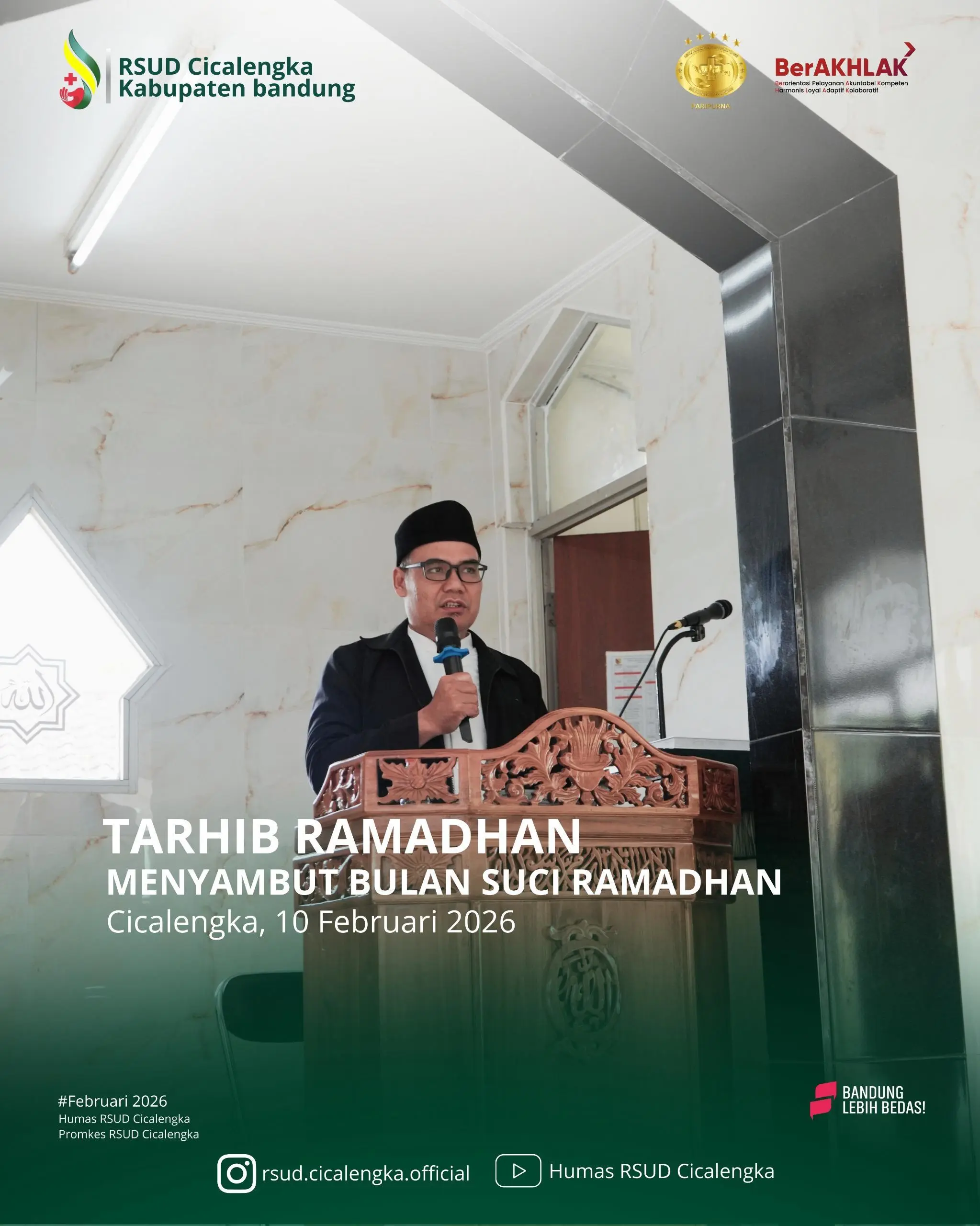 Bangun Budaya Kerja Religius di Bulan Suci, RSUD Cicalengka Gelar Tarhib Ramadhan 1447 H