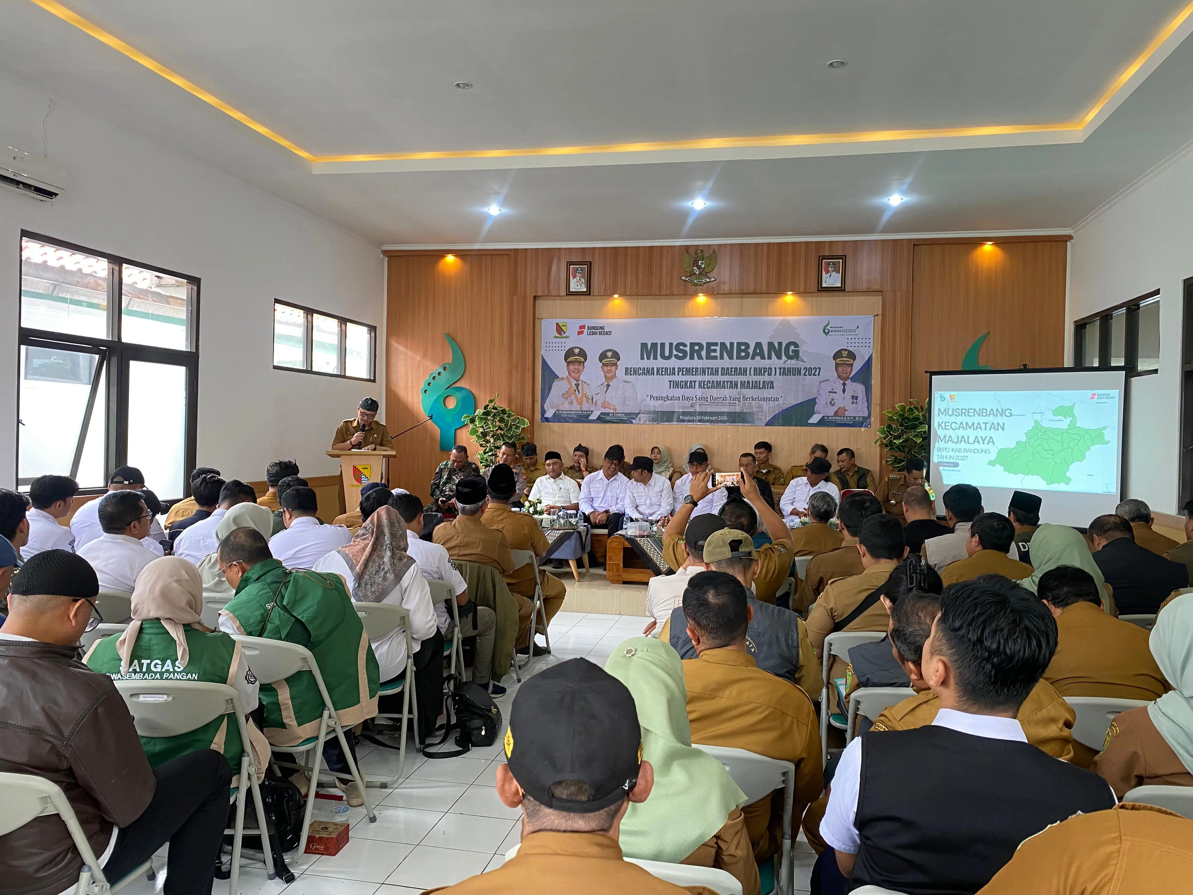 Kadisperdagin Sampaikan Paparan Bupati Bandung pada Musrenbang RKPD 2027 Kecamatan Majalaya