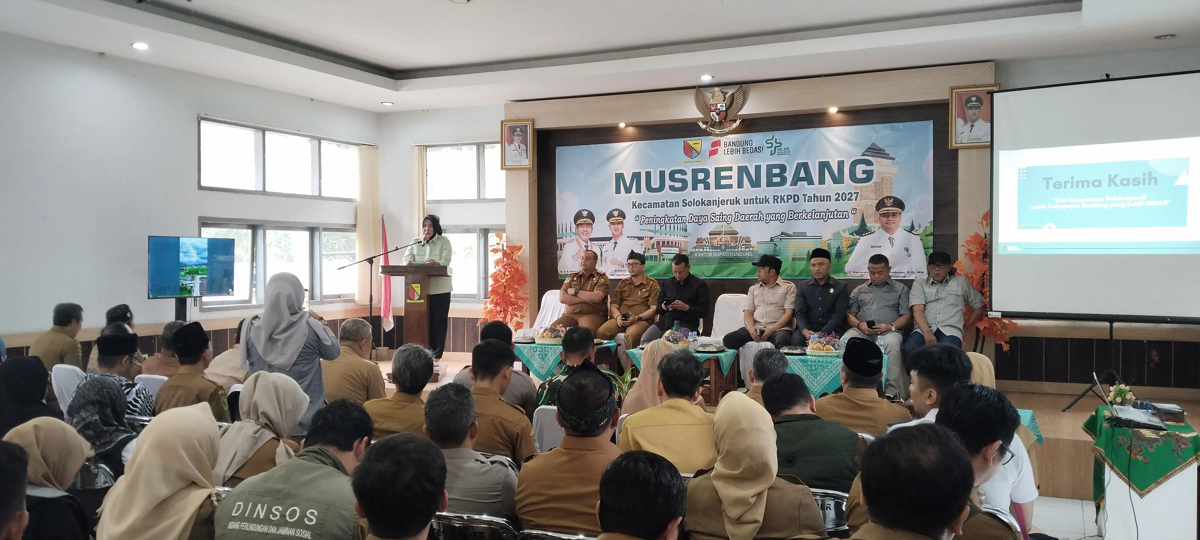 Ketua DPRD Kabupaten Bandung, Renie Rahayu Fauzi, Hadiri Musrenbang di Solokanjeruk, Soroti Tantangan Fiskal Daerah