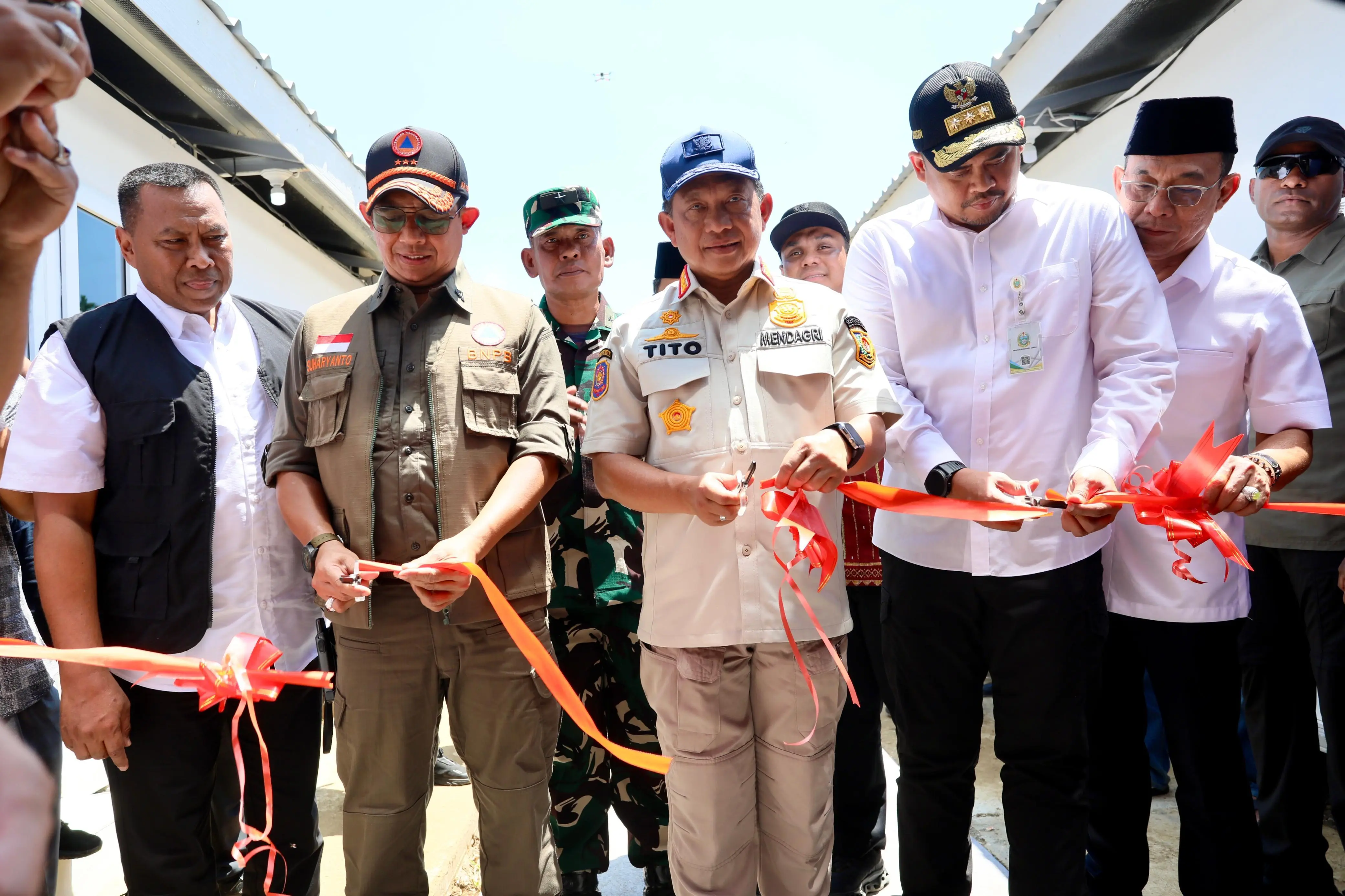 Satgas PRR Resmikan Huntara di Tapanuli Selatan dan Tujuh Kabupaten Lain Secara Serempak