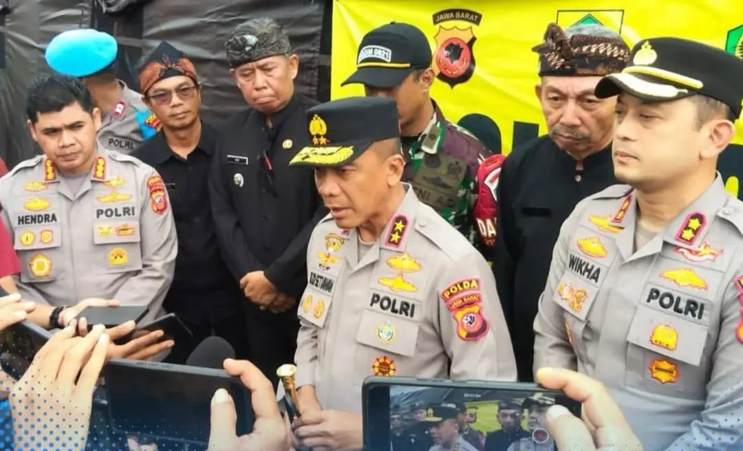 Kapolda Jabar Tinjau Lokasi Musibah Tambang Antam Pongkor, 11 Korban Tewas Dievakuasi