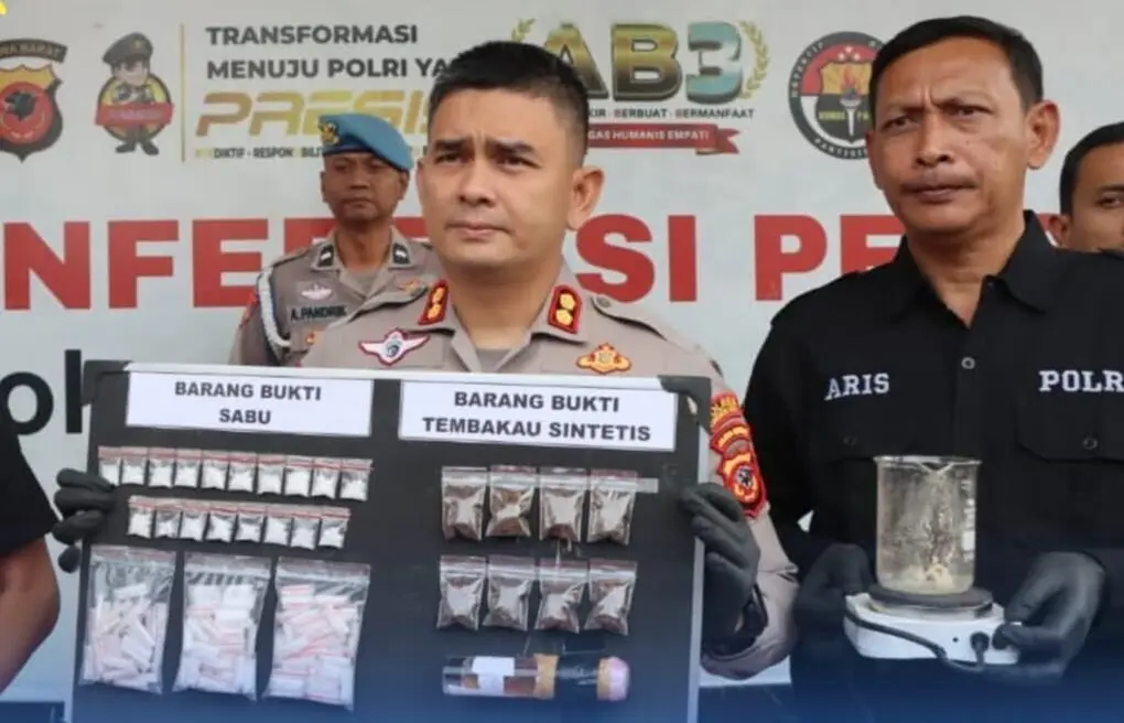 Polres Cirebon Kota Bongkar Pabrik Tembakau Sintetis Rumahan, Satu Pelaku Diciduk