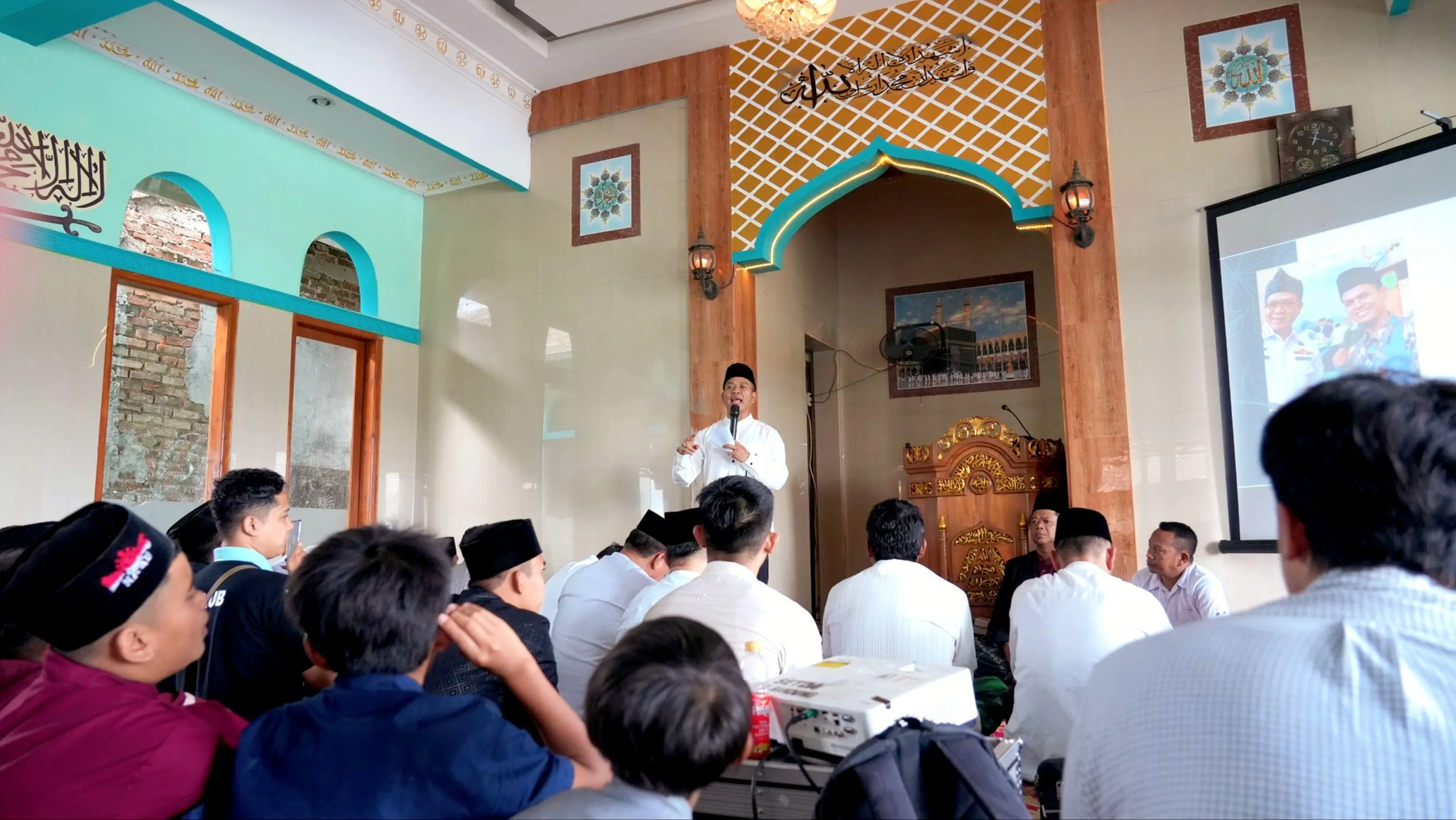 Kang DS Jumling di Masjid Al-Wustho Bojongsari: Sampaikan Program Kerja 
